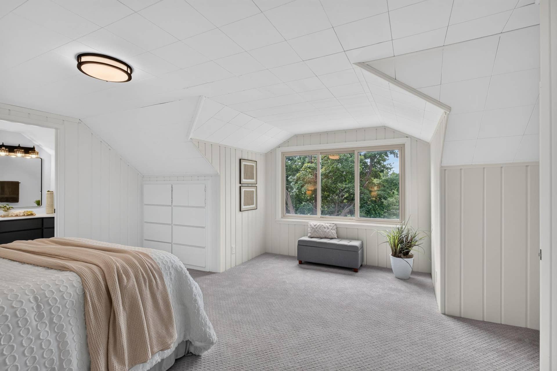 1100 Montana Avenue W, 89, Saint Paul, MN 55108 Upstairs Primary with private 3/4 Bathroom, walk in closet, and built in drawers