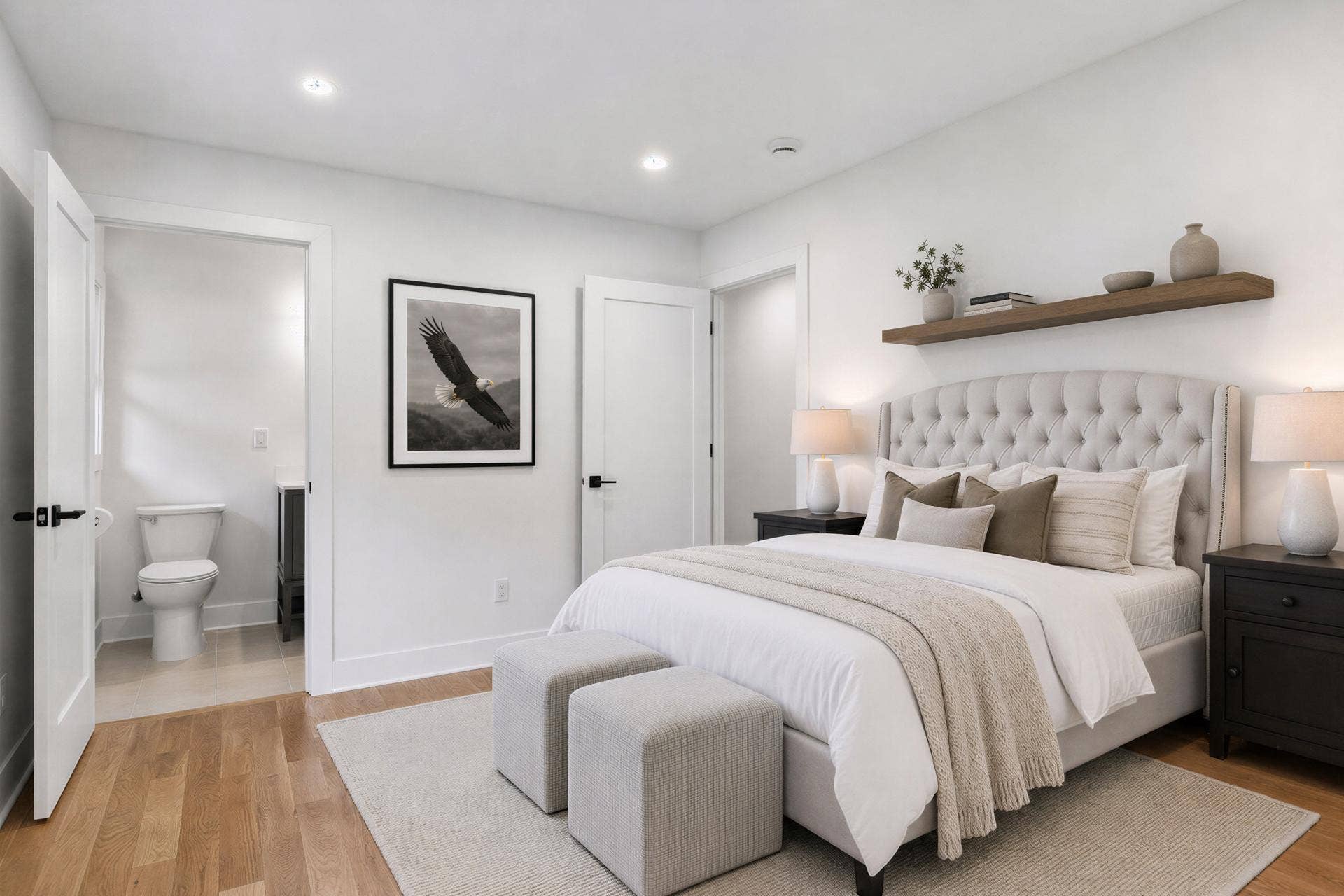 12056 Everton Avenue N, White Bear Lake, MN 55110 Virtually staged. 2nd main-level bedroom
