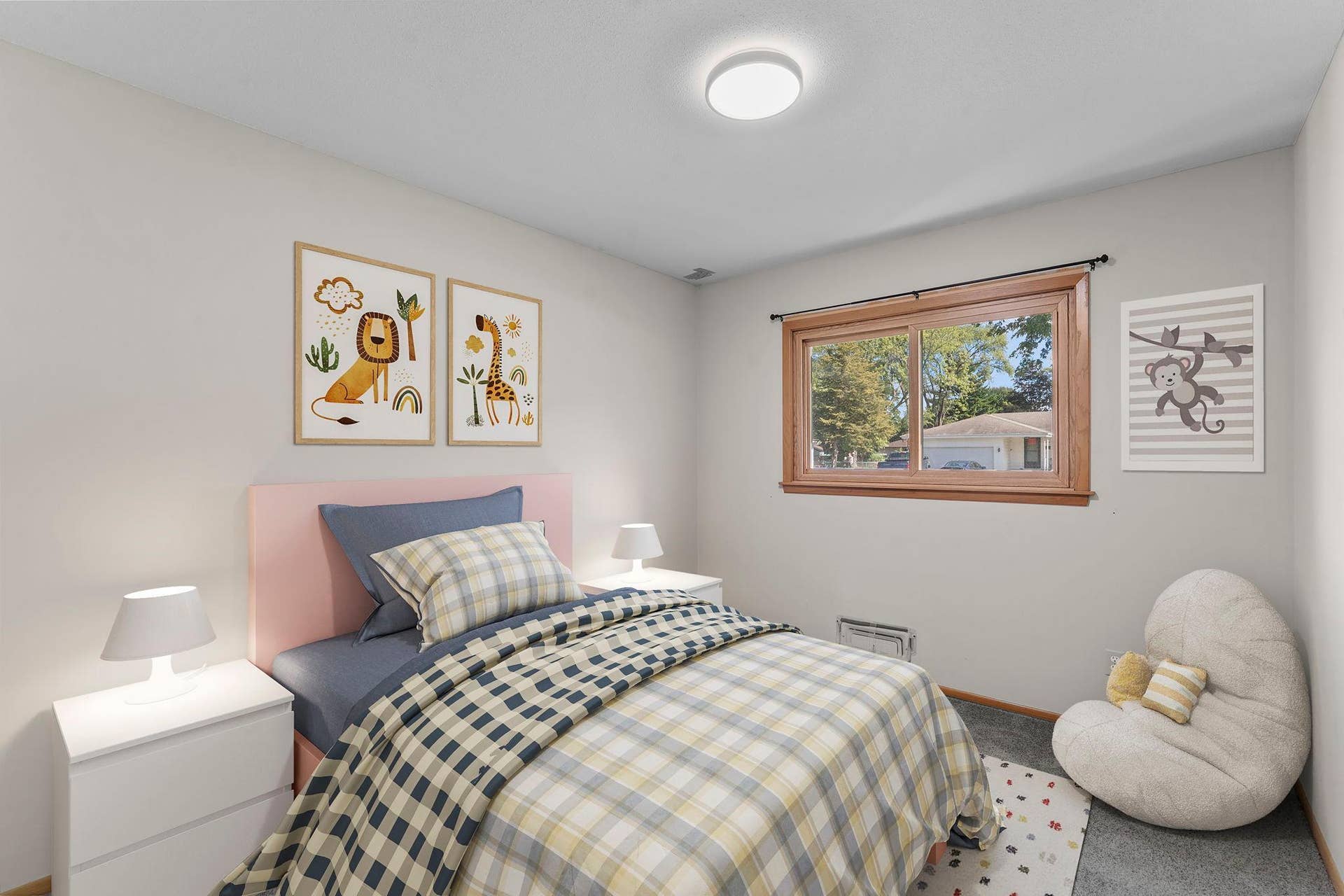 7001 Grimes Avenue N, Brooklyn Center, MN 55429 Bedroom 1 Virtually Staged
