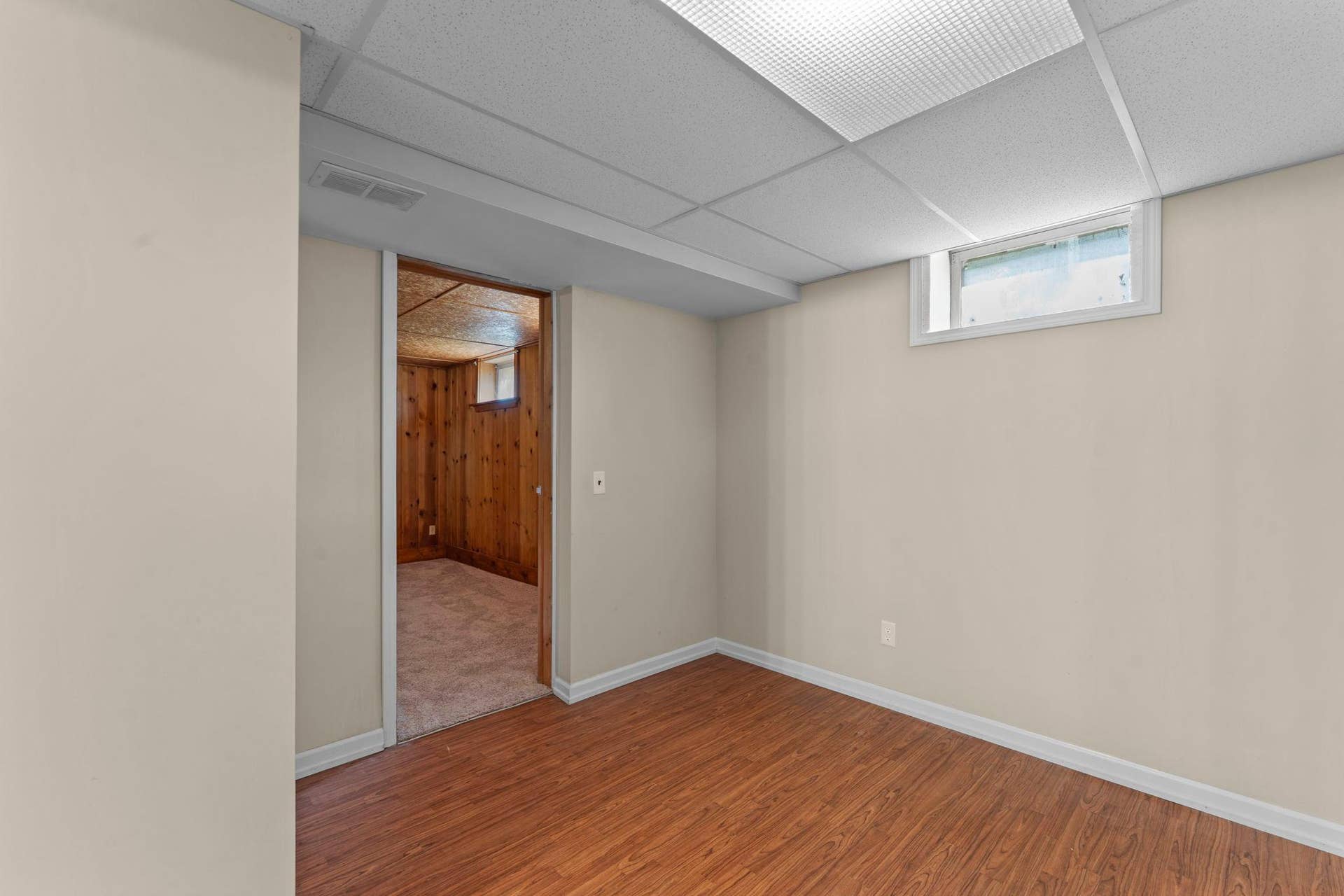 7001 Grimes Avenue N, Brooklyn Center, MN 55429 Lower Level Bonus Room; Could Be Made Into a 4th Bedroom With Addition of an Egress Window