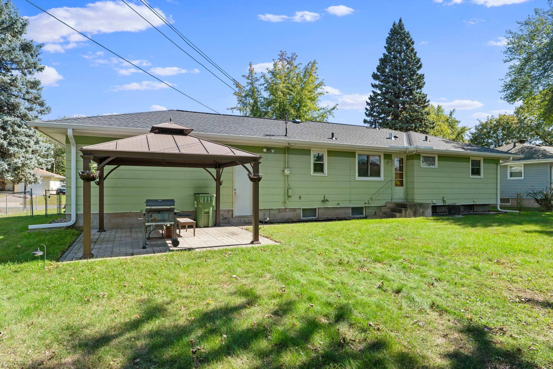 7001 Grimes Avenue N, Brooklyn Center, MN 55429 Spacious Backyard with a Nice Patio and Gazebo!
