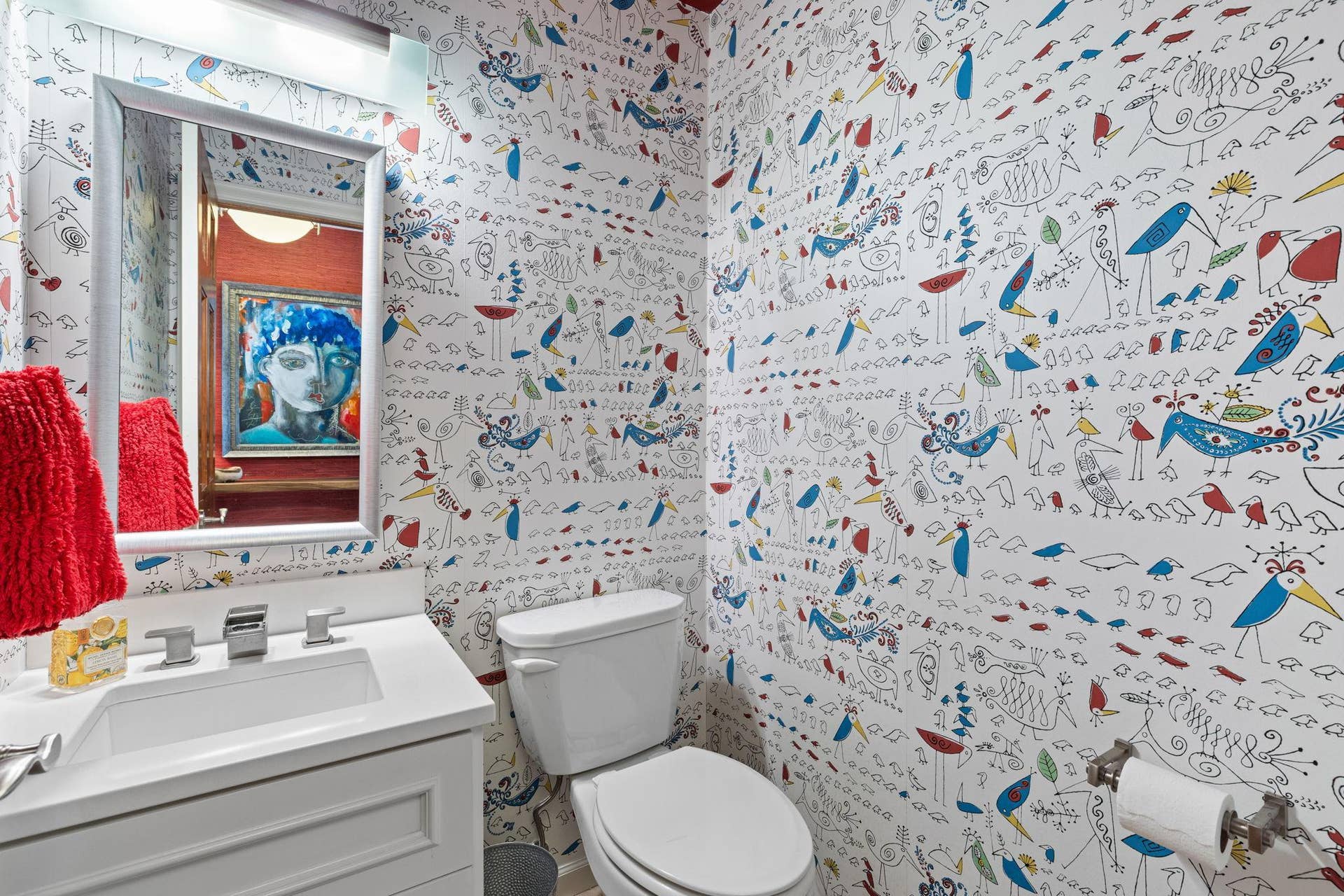 15393 Shadow Creek Road, Maple Grove, MN 55311 A main level half bathroom adds convenience.