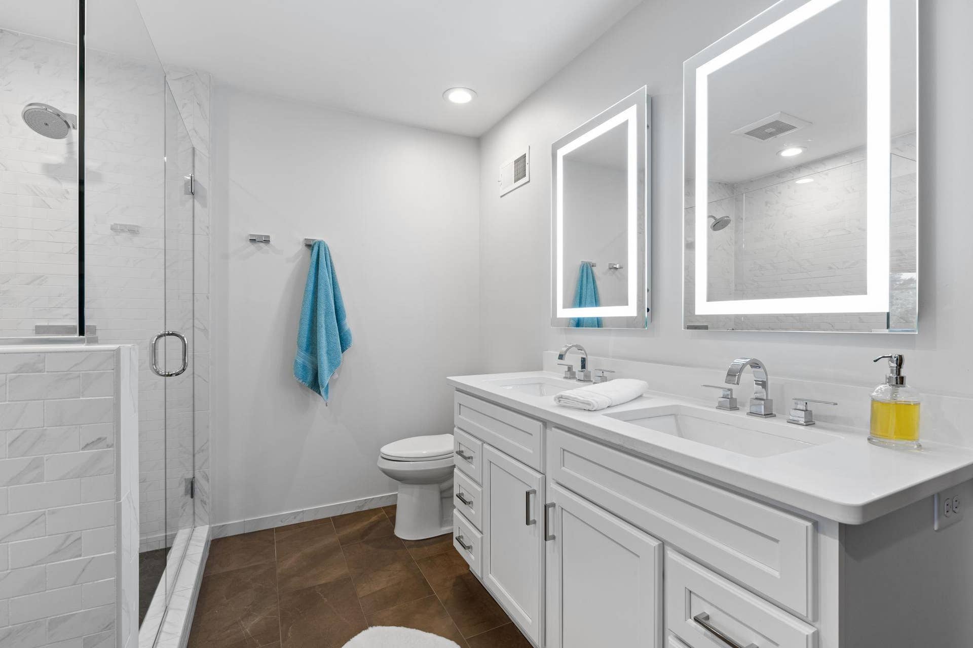 15393 Shadow Creek Road, Maple Grove, MN 55311 The updated ensuite bathroom (updated 2017) offers a relaxing escape.