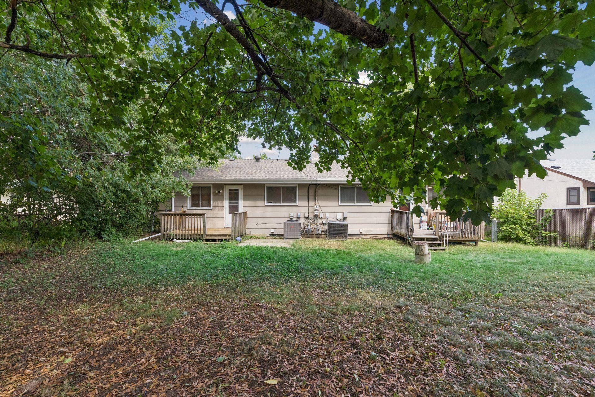 Backyard and Decks