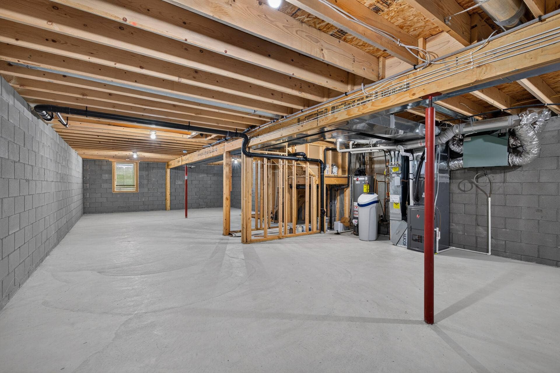 619 7th Street, Newport, MN 55055 Full unfinished basement with egress window & incredible equity building potential!