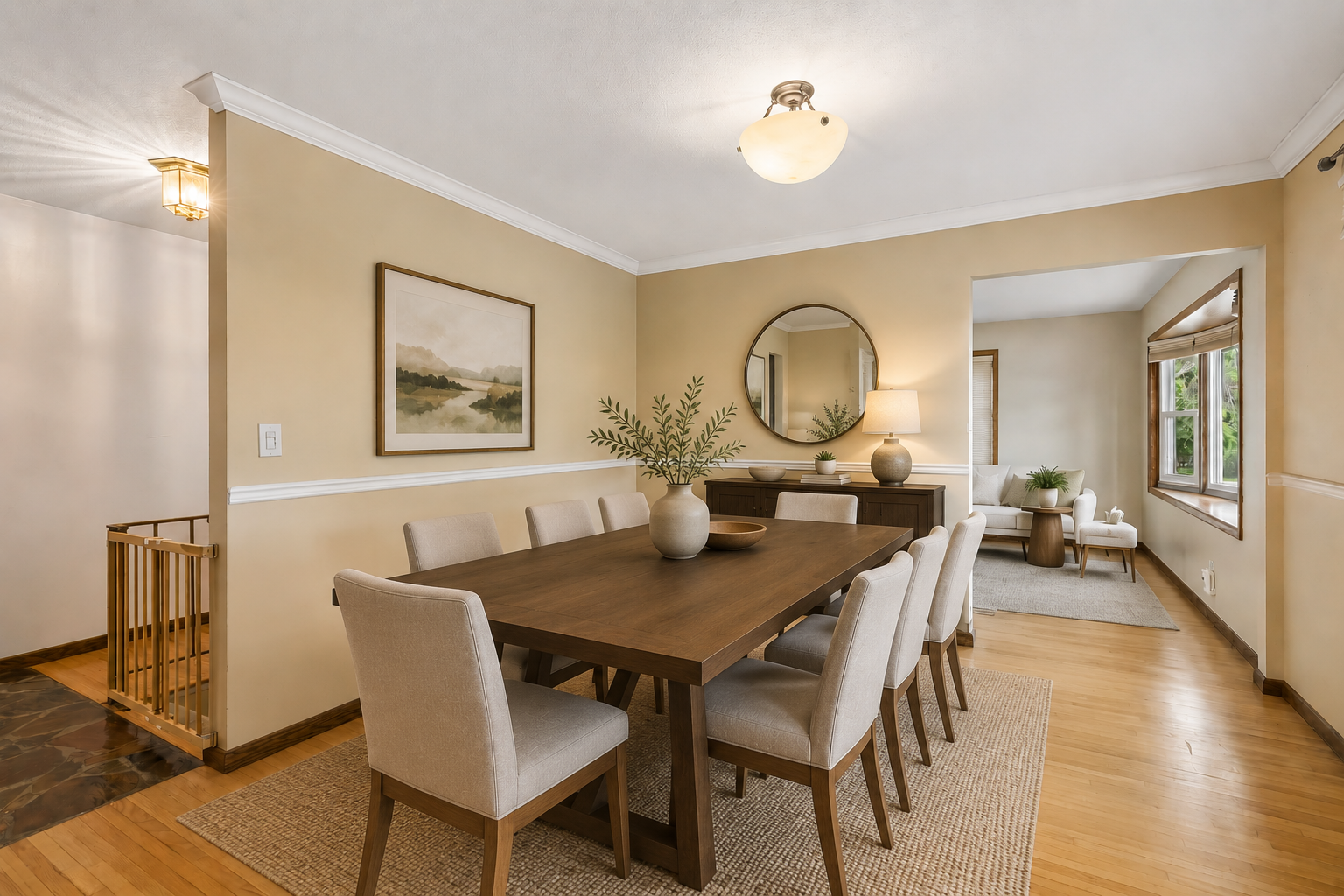 5000 Normandale Hglds Drive, Bloomington, MN 55437 Virtually Staged Dining Room