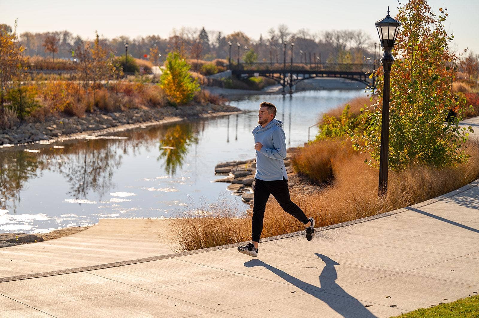 10 miles of walking and biking trails right outside your front door!