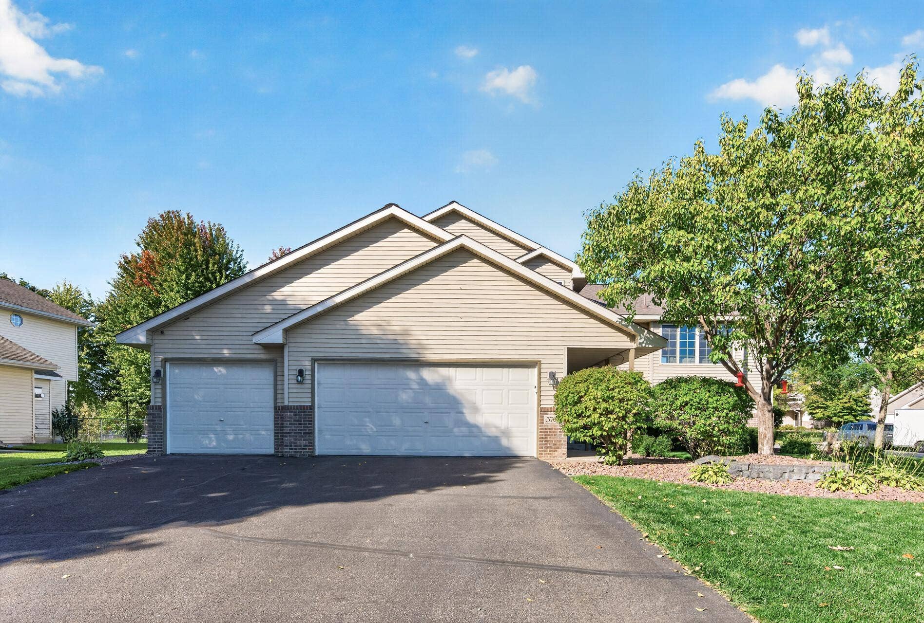 3765 Woodside Drive, Monticello, MN 55362 This home has mature landscaping, an asphalt driveway and an oversized three-car garage offering plenty of room for vehicles, toys, storage and more.