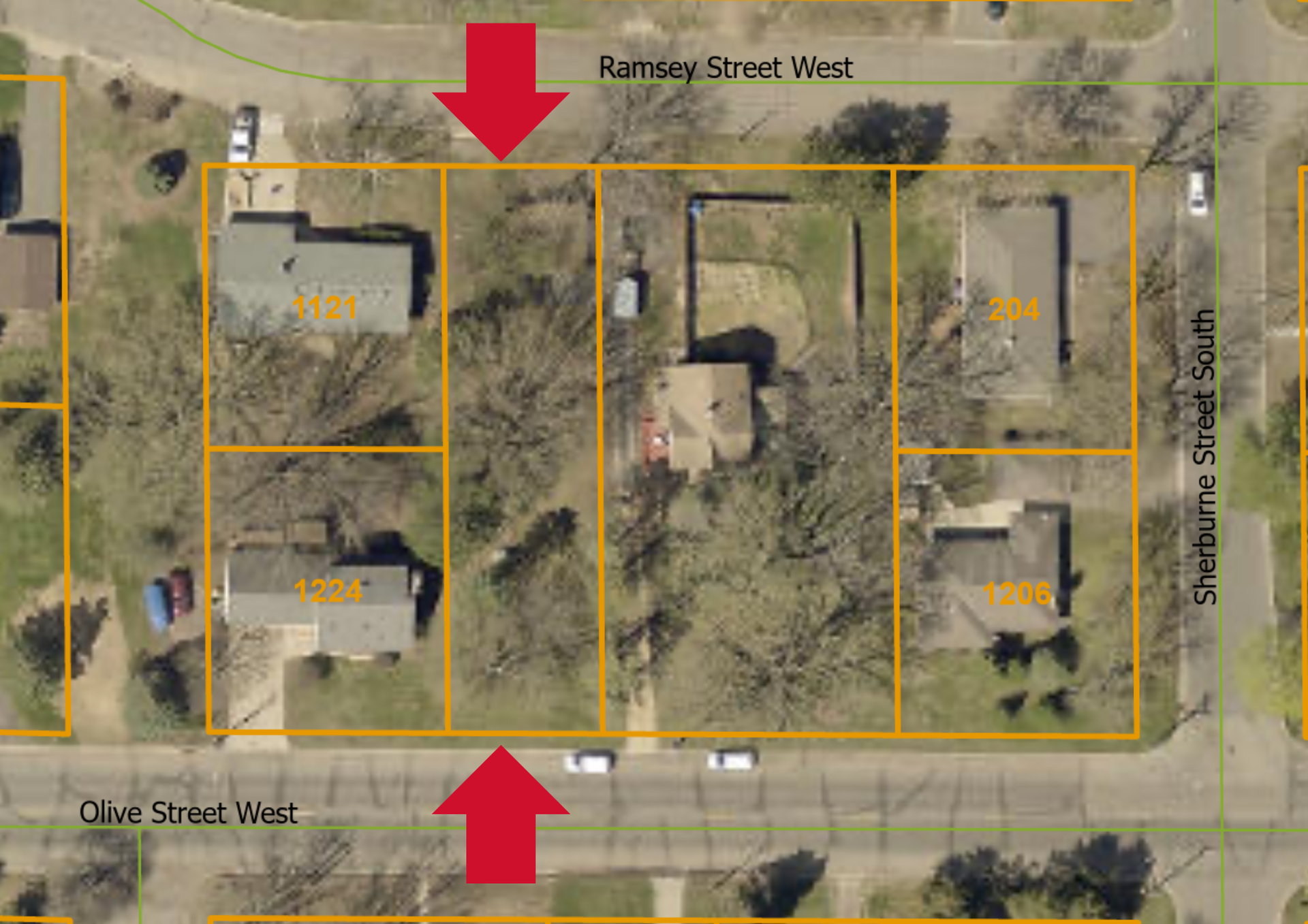 xxxx Ramsey Street W, Stillwater, MN 55038 Lot dimensions are 55x201