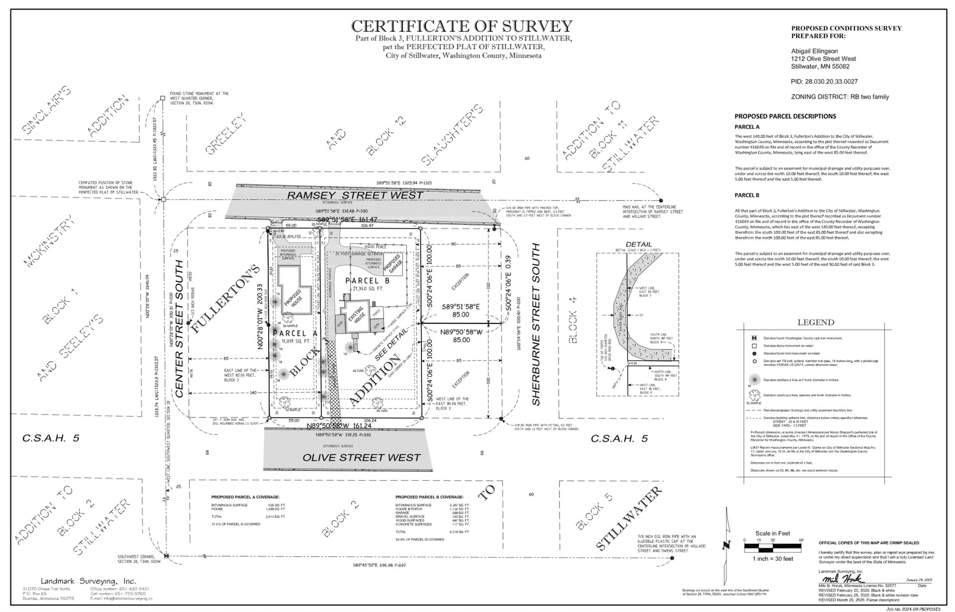 xxxx Ramsey Street W, Stillwater, MN 55038 Full Survey
