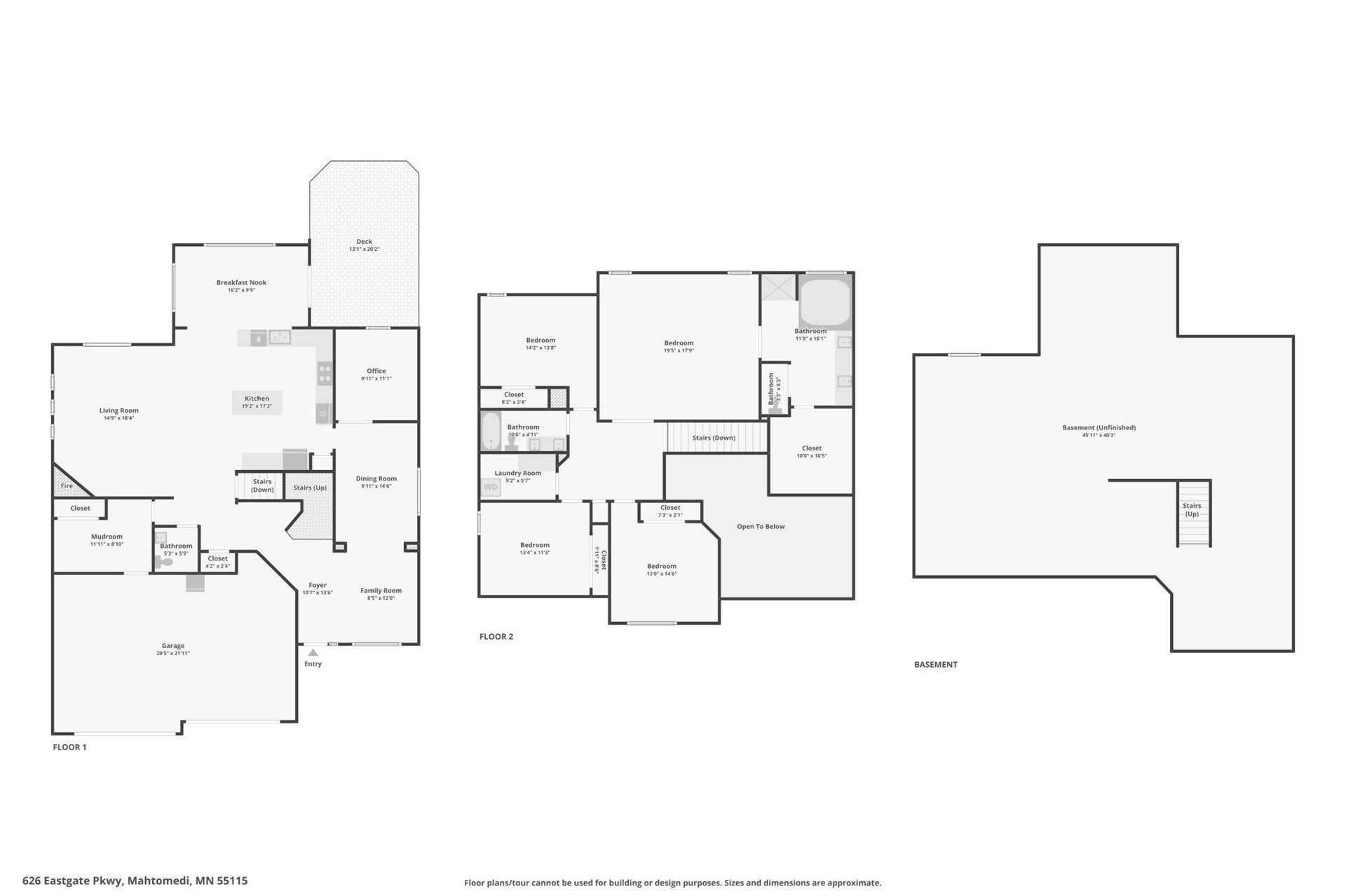 626 Eastgate Parkway, Mahtomedi, MN 55115 Full Floor Plan