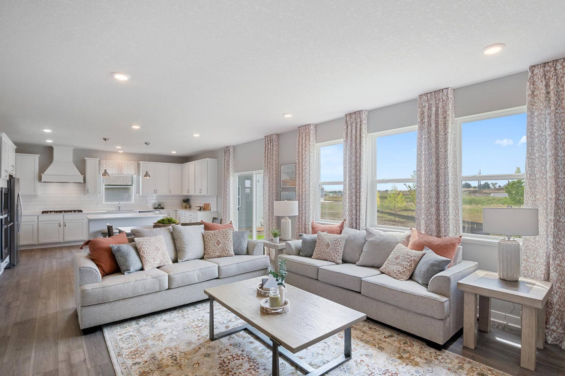 4774 Blake Court, Woodbury, MN 55129 Family room is cozy yet spacious.