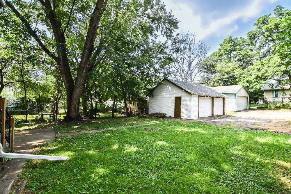 3339 Aldrich Avenue N, 52, Minneapolis, MN 55412 Backyard View of House and Garage