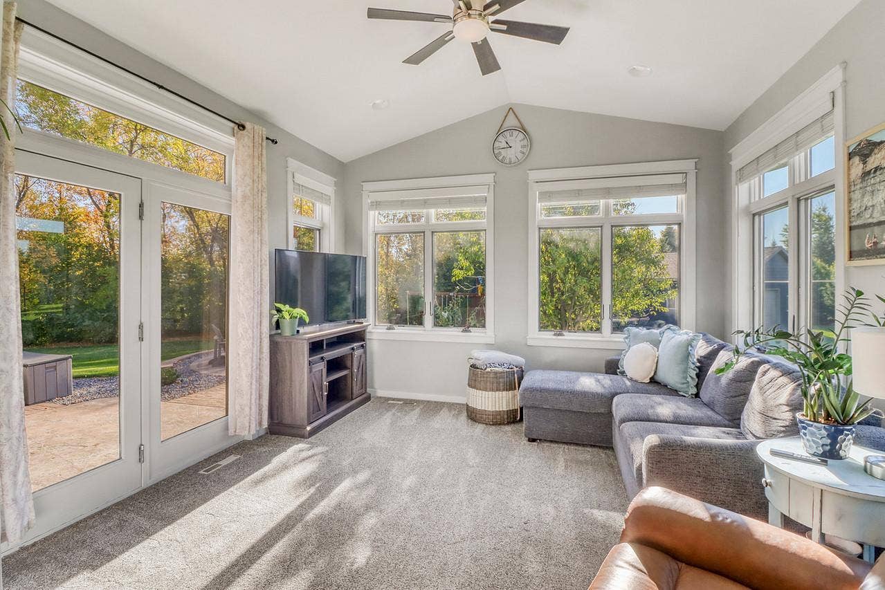 5888 26th Street S, Fargo, ND 58104 Sunroom w/ view of badck yard