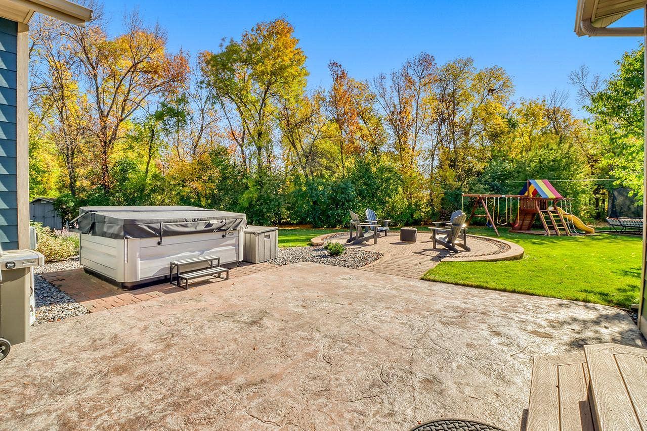 5888 26th Street S, Fargo, ND 58104 Backyard Stamped Patio