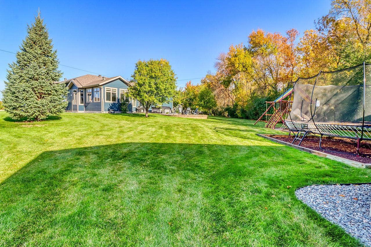 5888 26th Street S, Fargo, ND 58104 Tree lined backyard