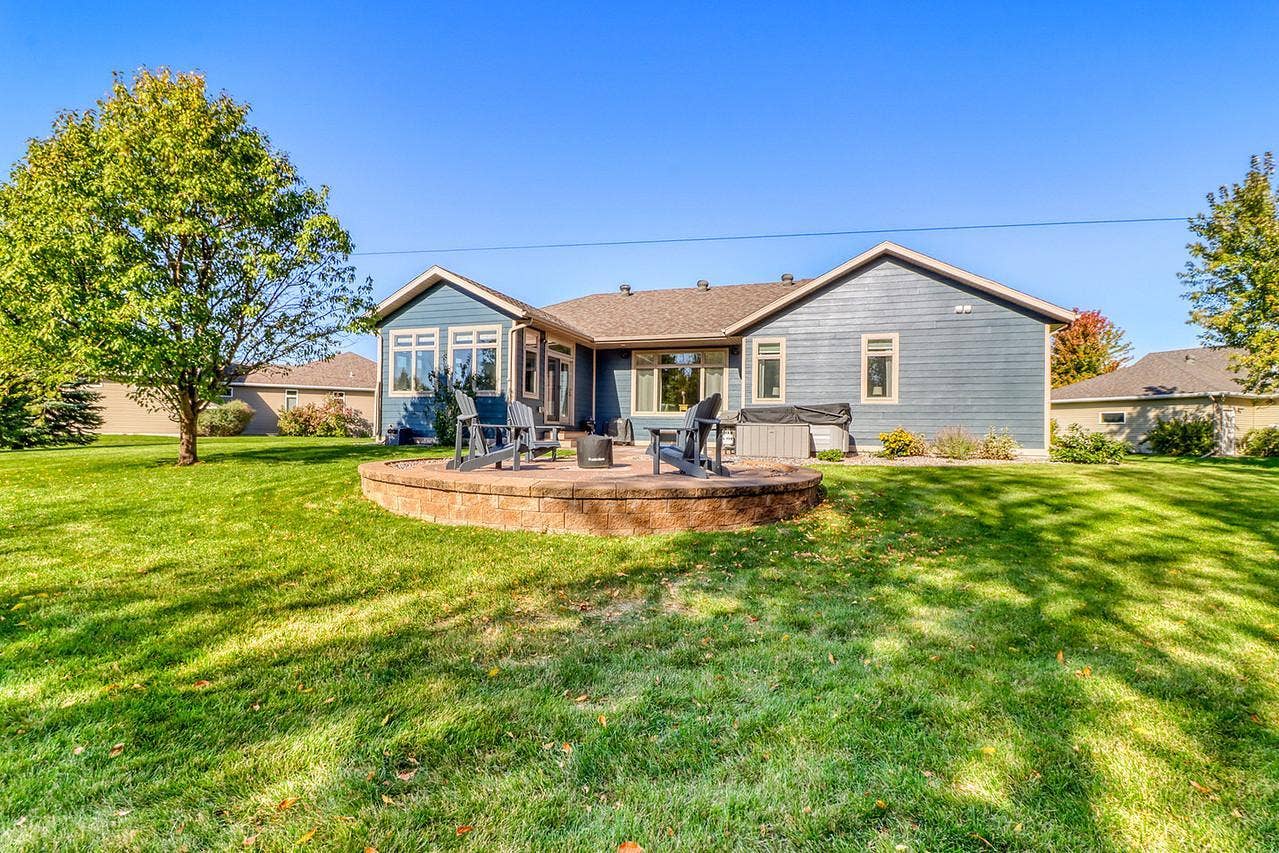 5888 26th Street S, Fargo, ND 58104 Back exterior w/ patio