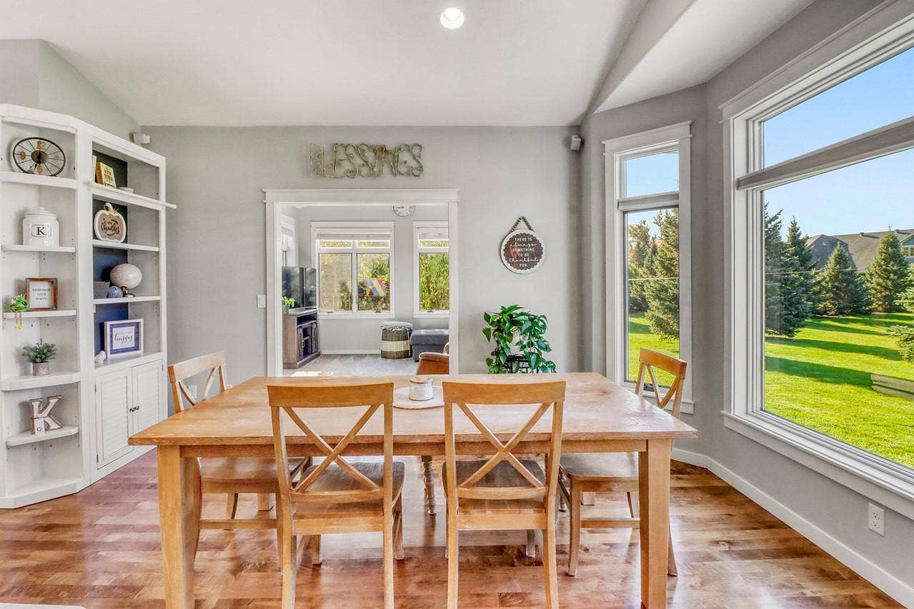 5888 26th Street S, Fargo, ND 58104 Dining w/ view of sunroom
