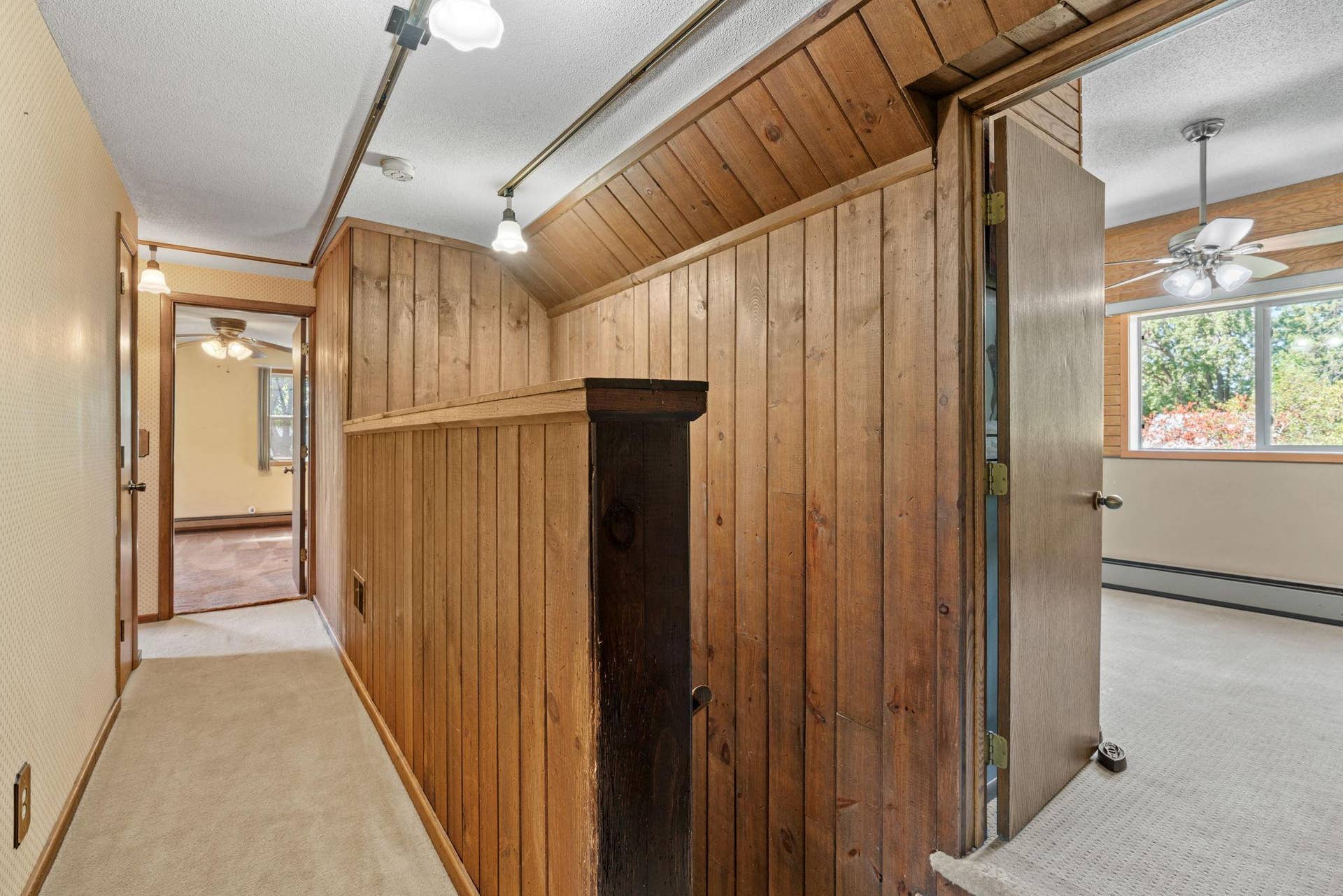Stairs and Hall to Upper Level