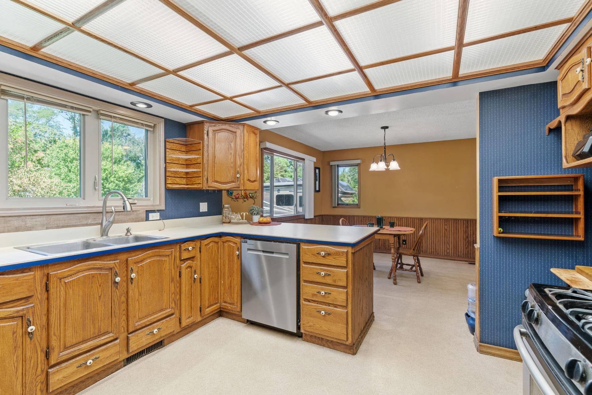 Spacious kitchen