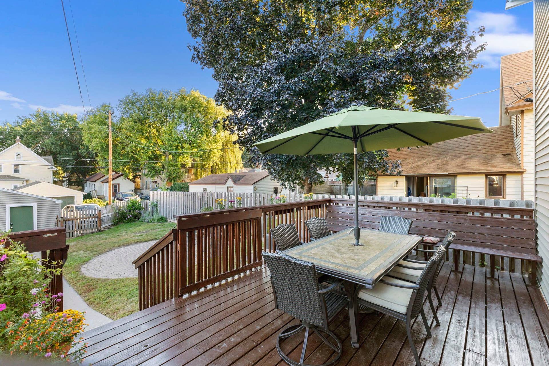 870 Randolph Avenue, 103, Saint Paul, MN 55102 Relax on the 20 x 12 backyard deck