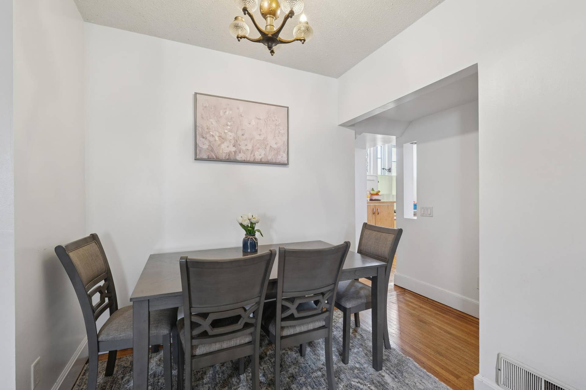 Main floor dining room.