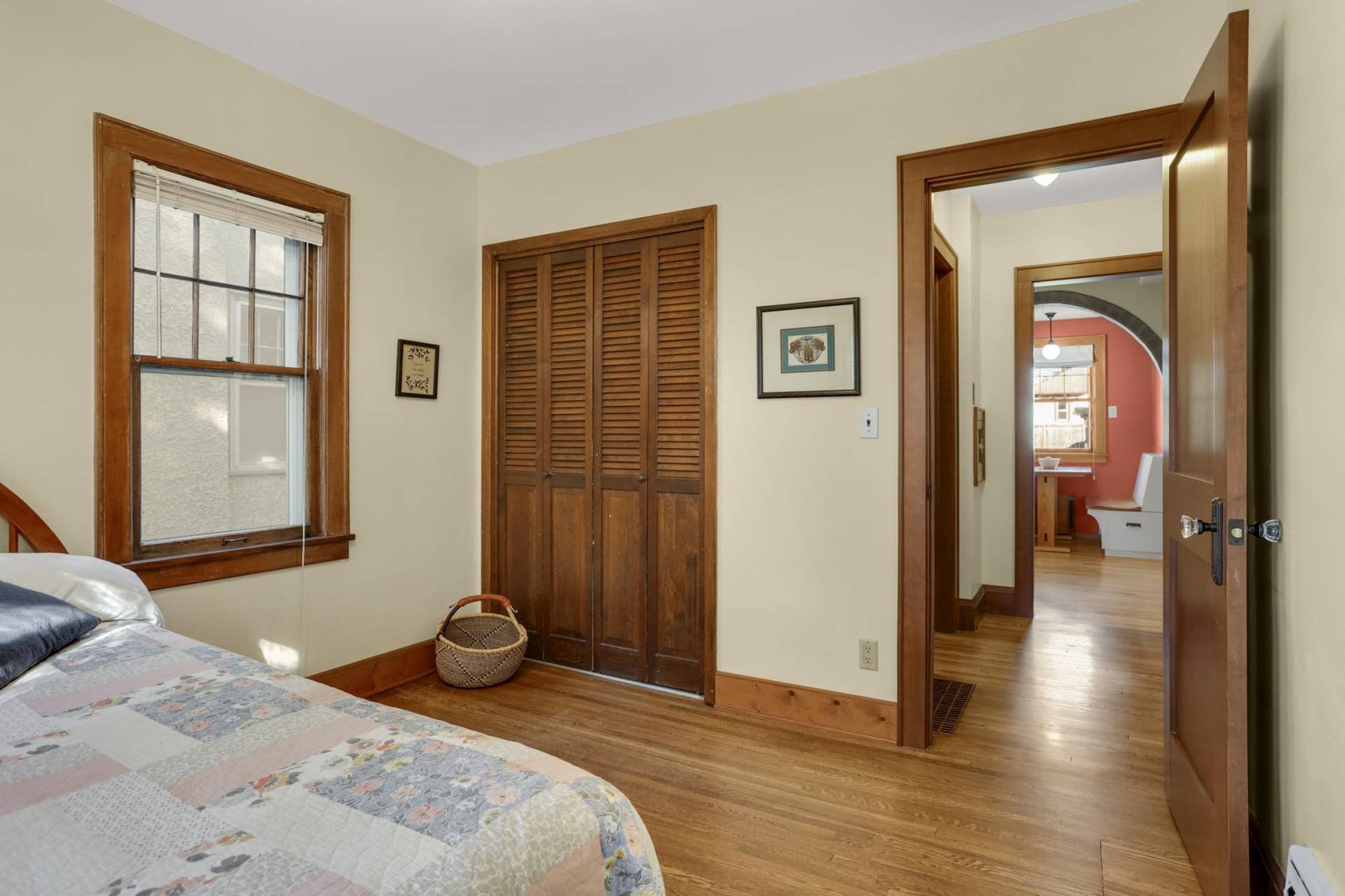 Spacious main floor bedroom