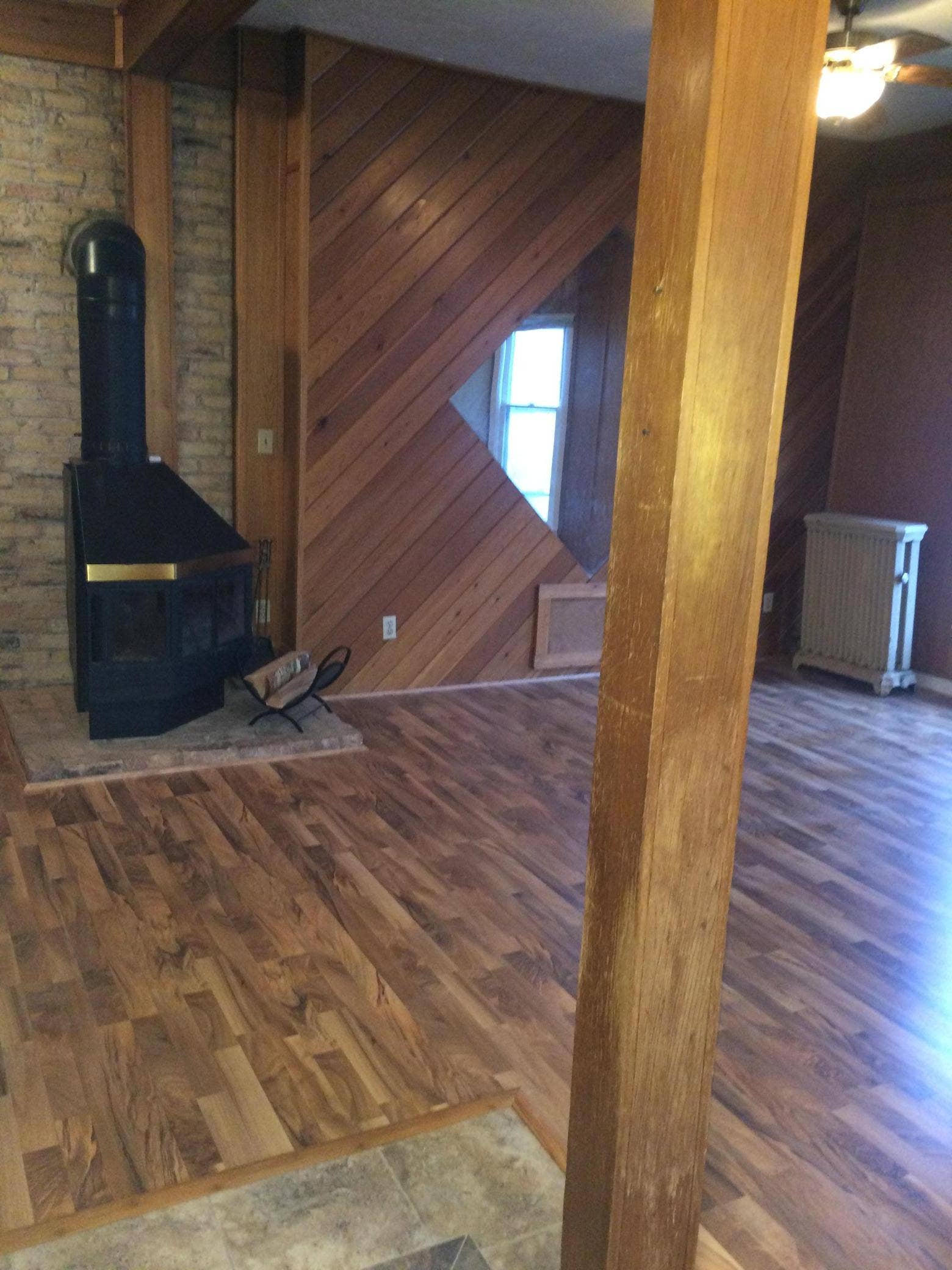 Unit 4 has a fireplace!