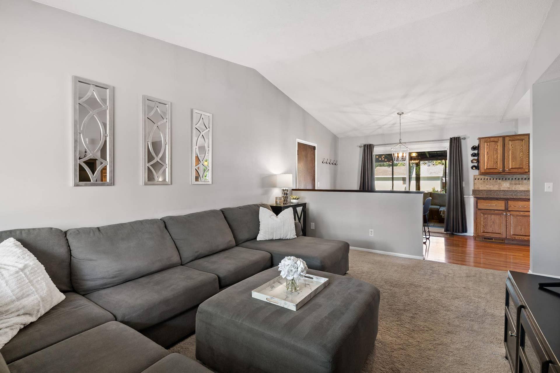 View from Front Entrance into Living Area
