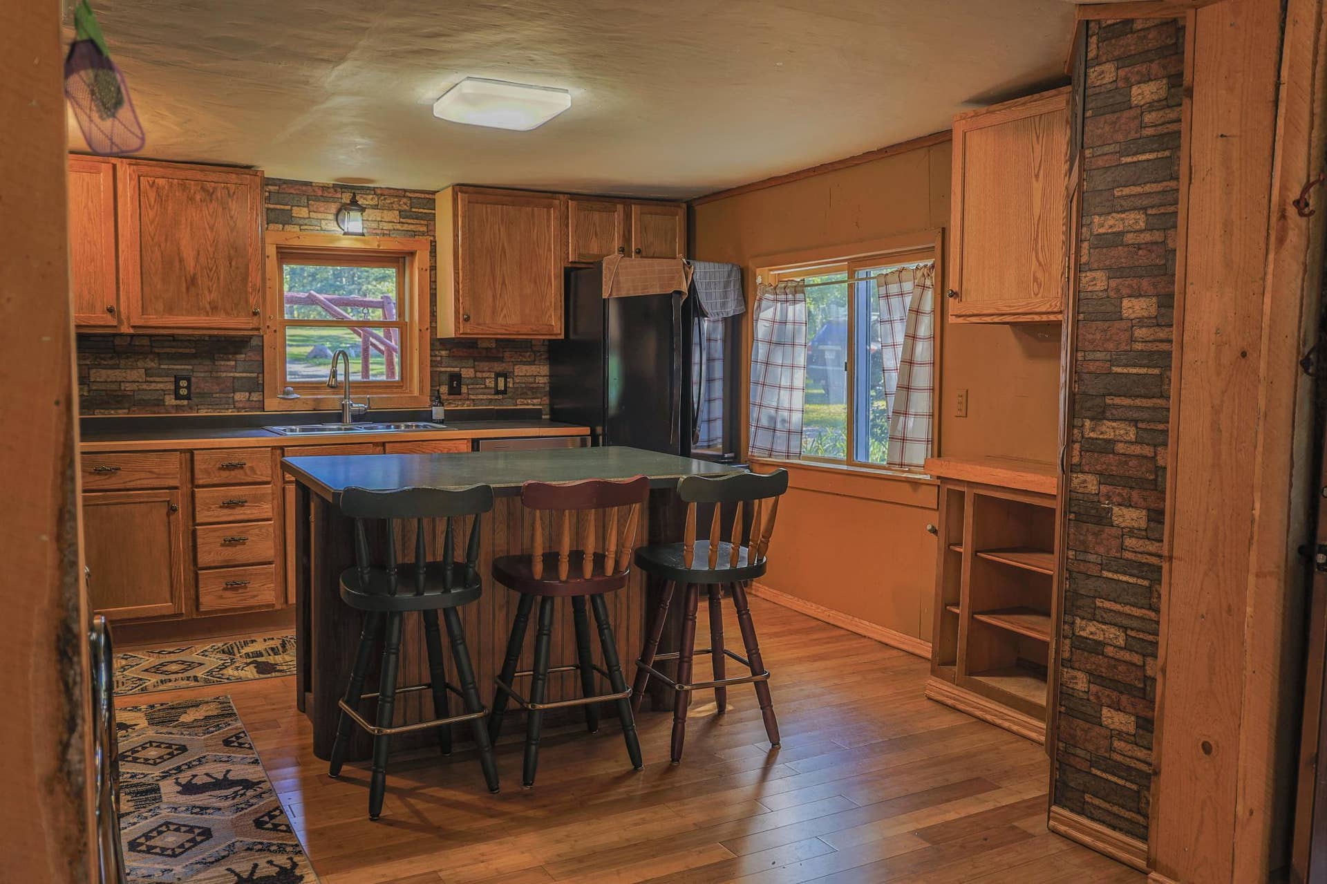 9806 Green Acres Court NE, #13, Bemidji, MN 56601 Kitchen with Breakfast Bar.jpg