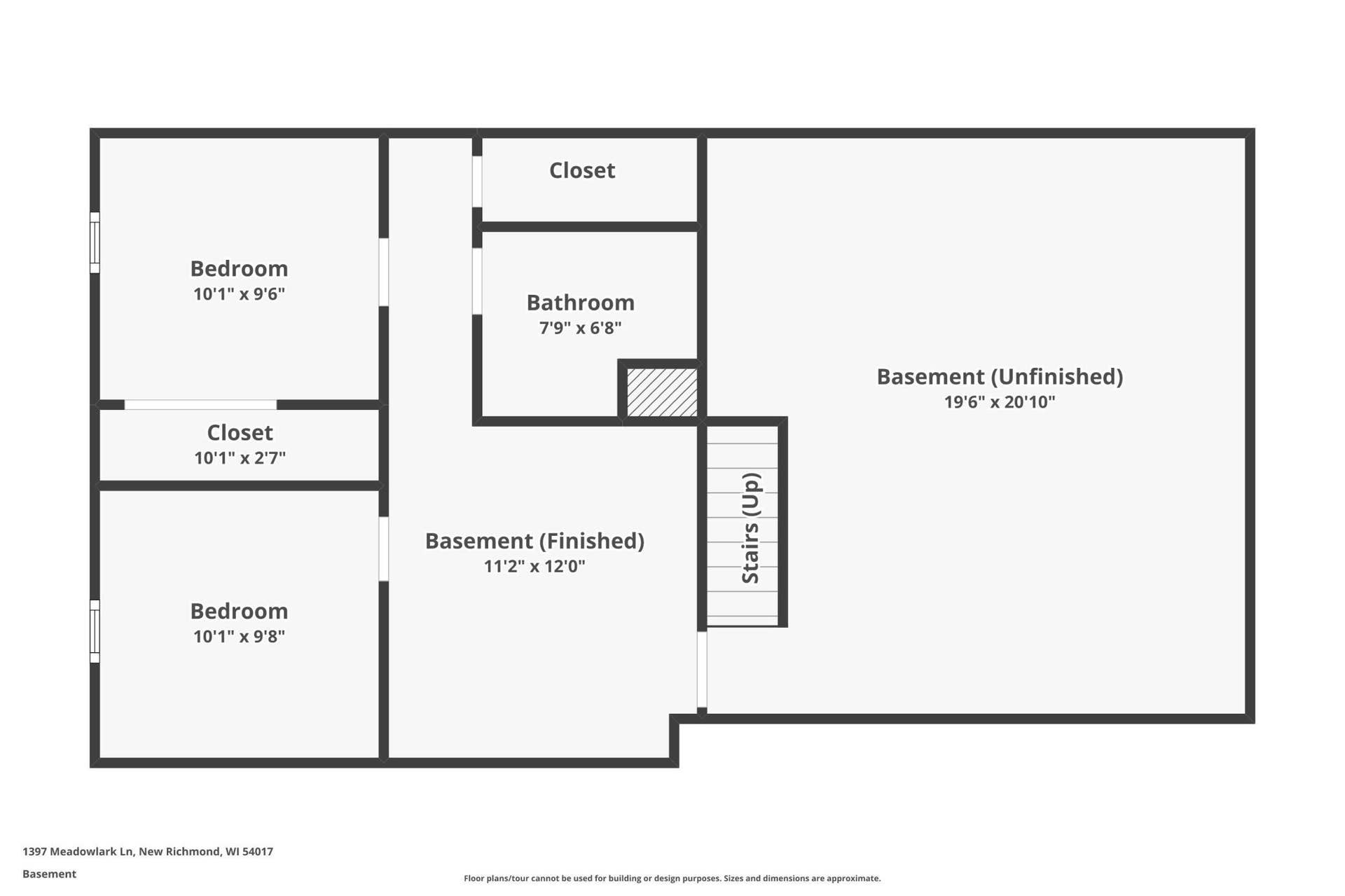 1397 Meadowlark Lane, New Richmond, WI 54017 Basement Floor Plan