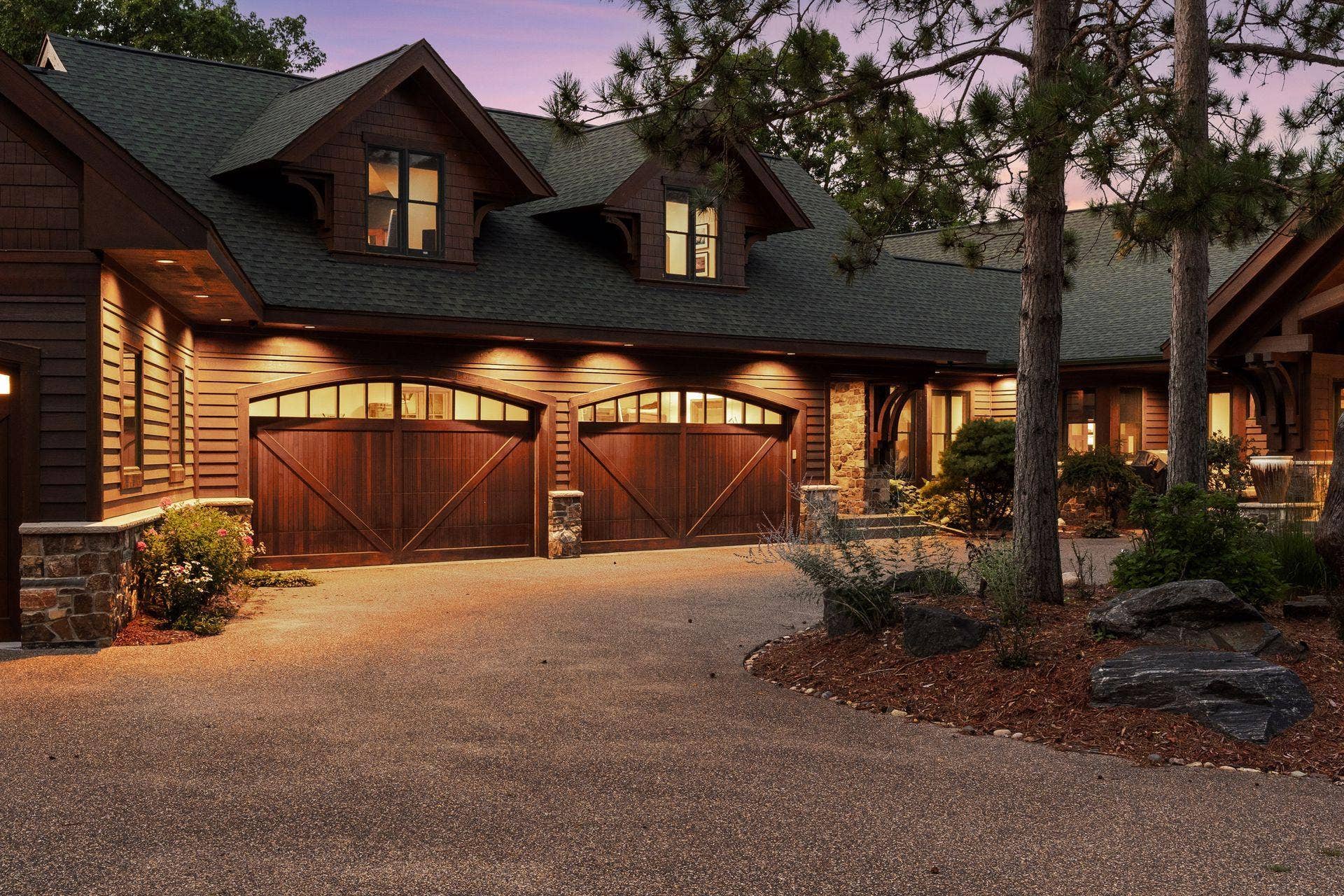 A breathtaking retreat with timeless rustic architecture