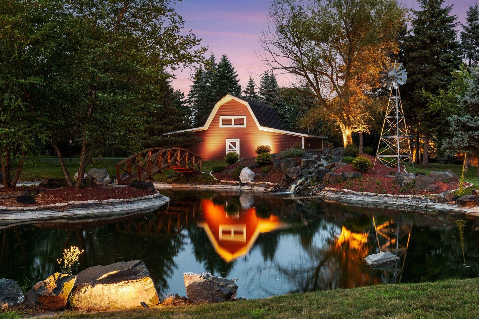 Charming civil war era barn is also a functional amenity