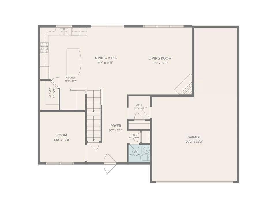 9135 Lighthouse Lane, Woodbury, MN 55129 Main Level Layout