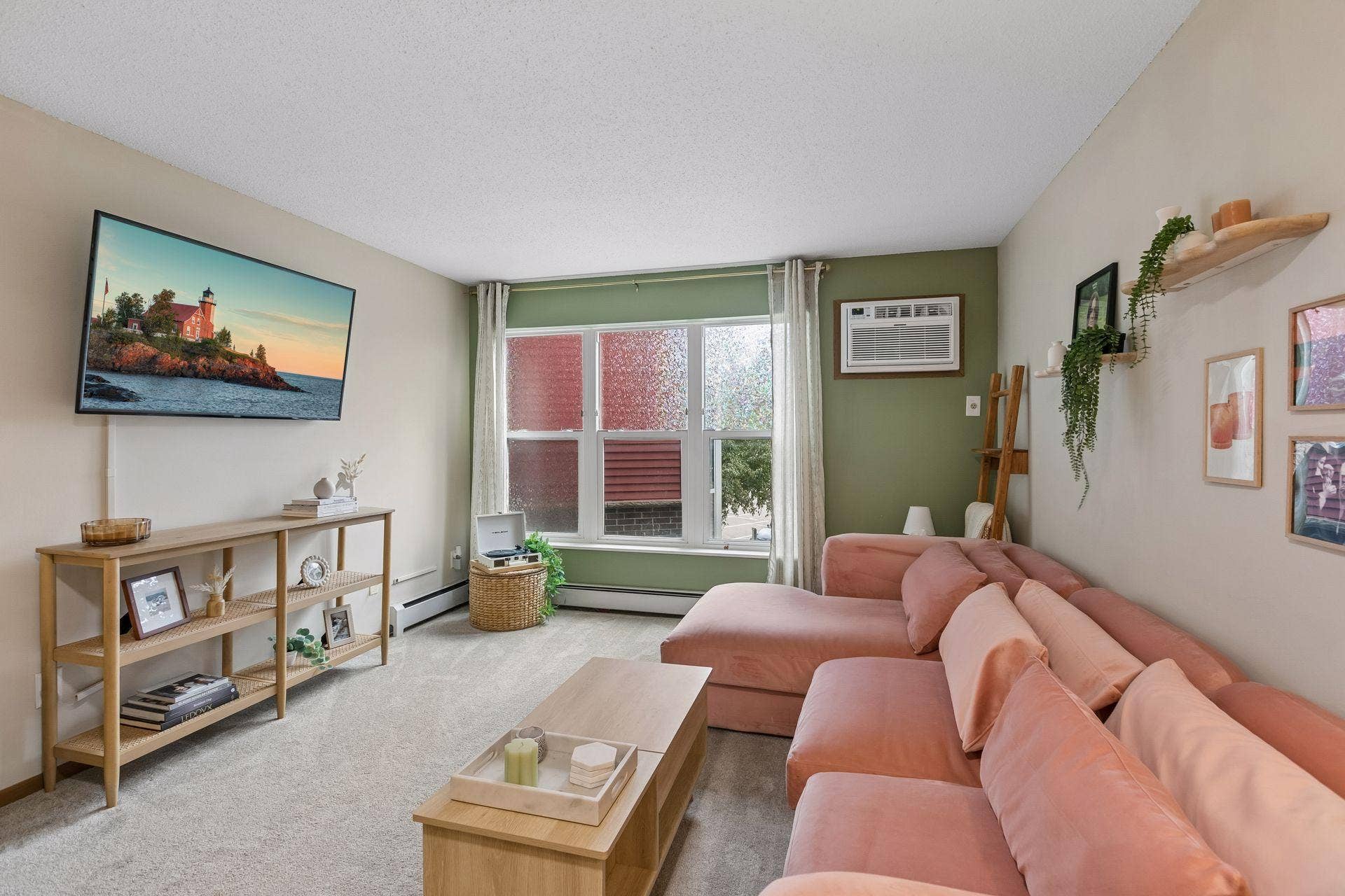 720 3rd Avenue NE, #120, 71, Minneapolis, MN 55413 The windows have a peel-and-stick privacy film which can easily be removed if you desire.