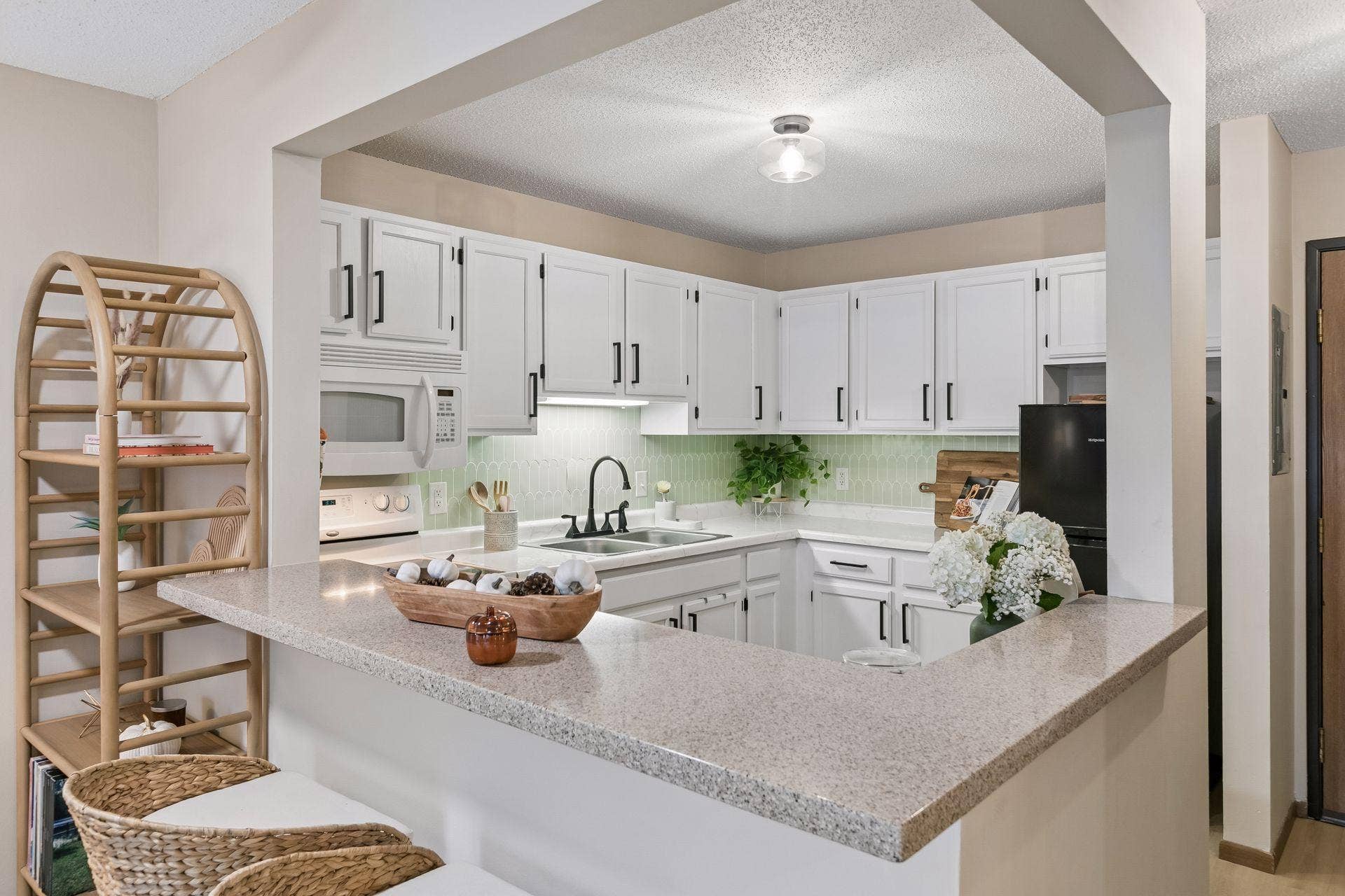 720 3rd Avenue NE, #120, 71, Minneapolis, MN 55413 Your open kitchen with breakfast bar seating.