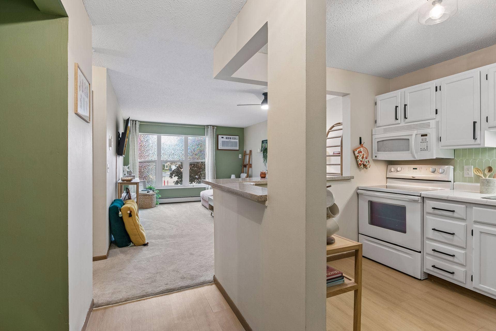 720 3rd Avenue NE, #120, 71, Minneapolis, MN 55413 As you enter #120, the kitchen is off to your right.