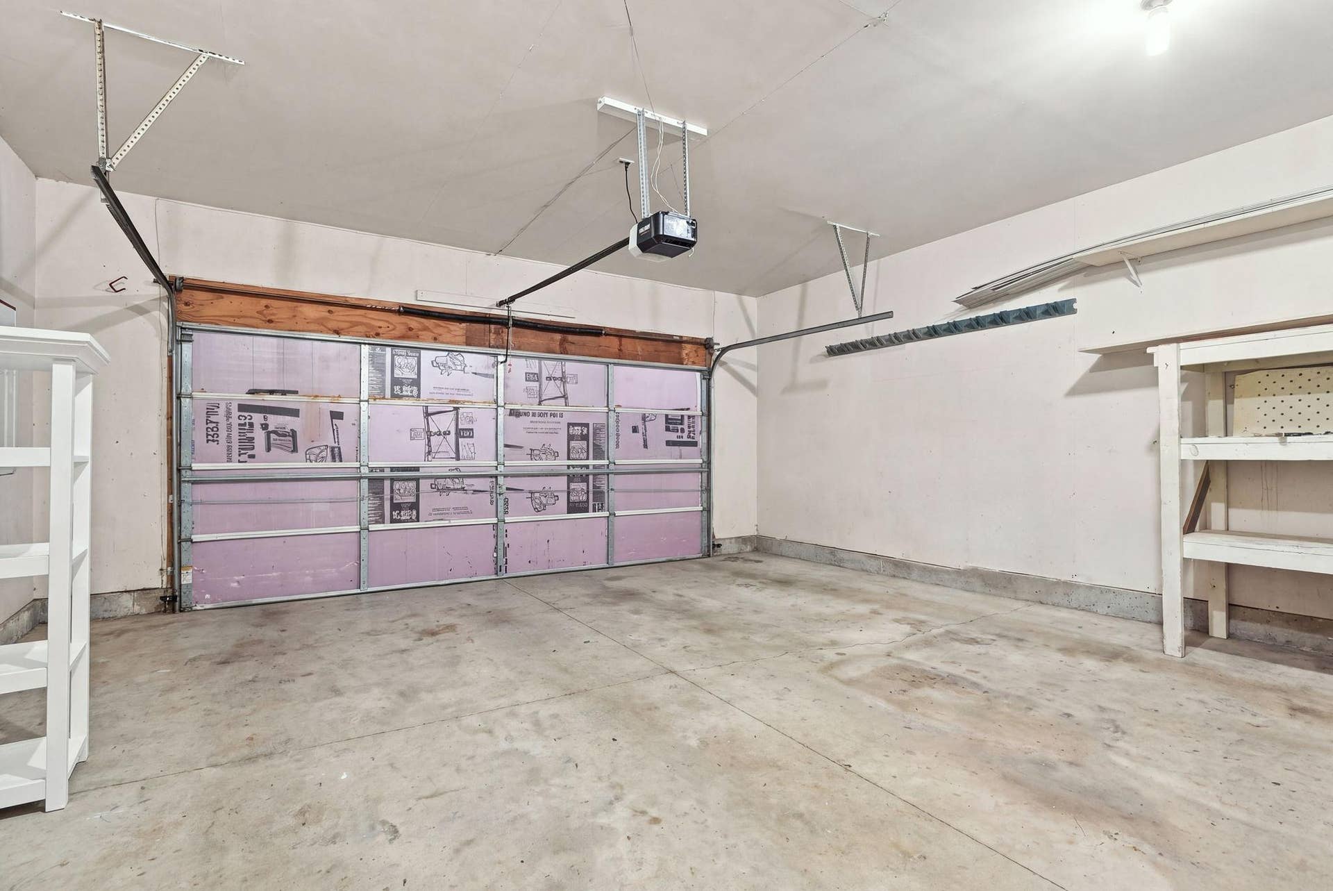 Spacious 2-car garage