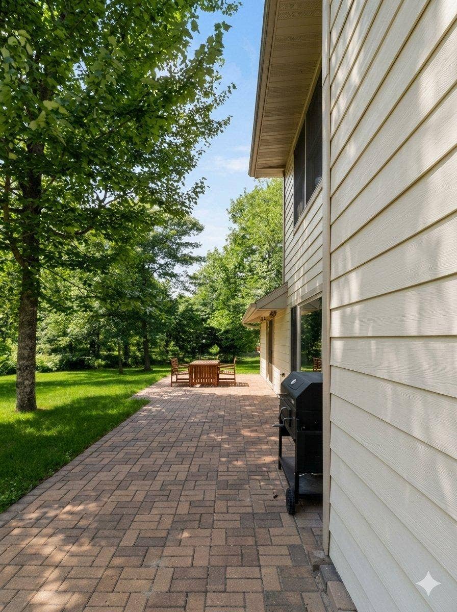 4520 Cherry Lane NE, Bemidji, MN 56601 Backyard Walk-out Patio Extended