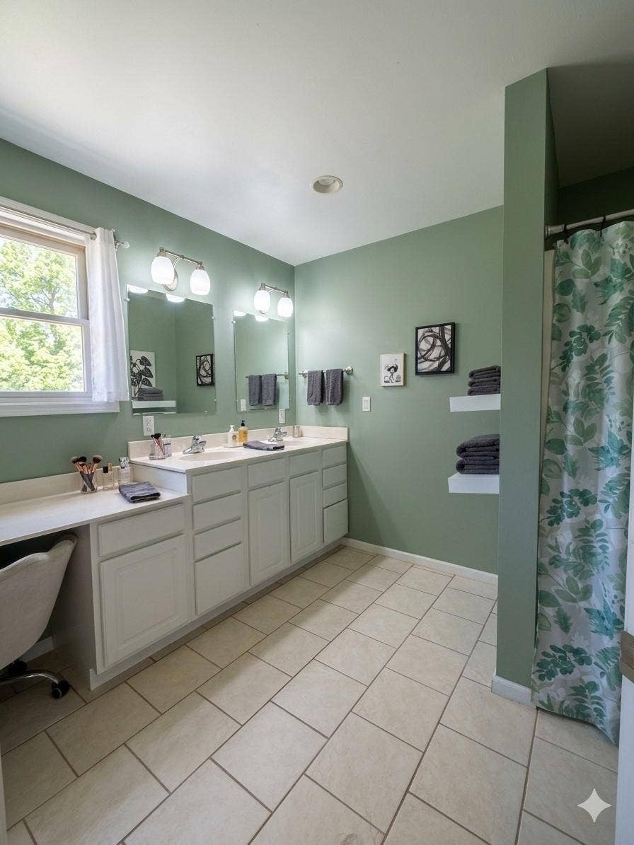 4520 Cherry Lane NE, Bemidji, MN 56601 Primary Bath w/ Makeup Vanity