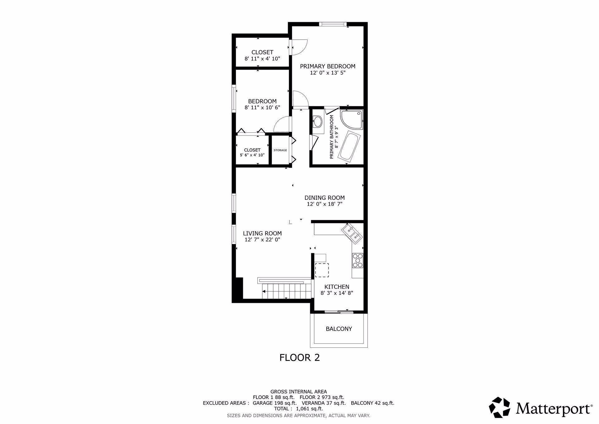 7638 13th Street N, Oakdale, MN 55128 Upper Level Floorplan