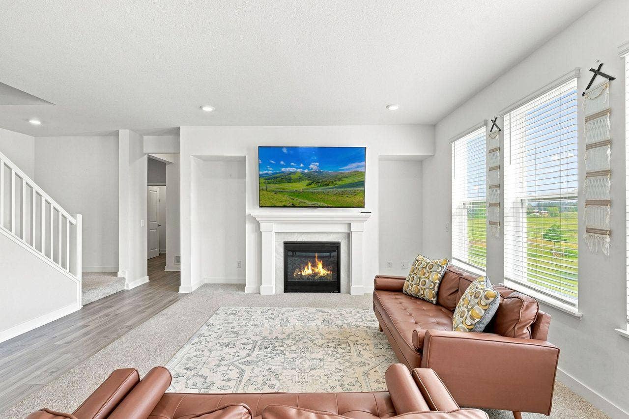 16197 Europa Avenue N, Hugo, MN 55038 Fireplace in the main level family room