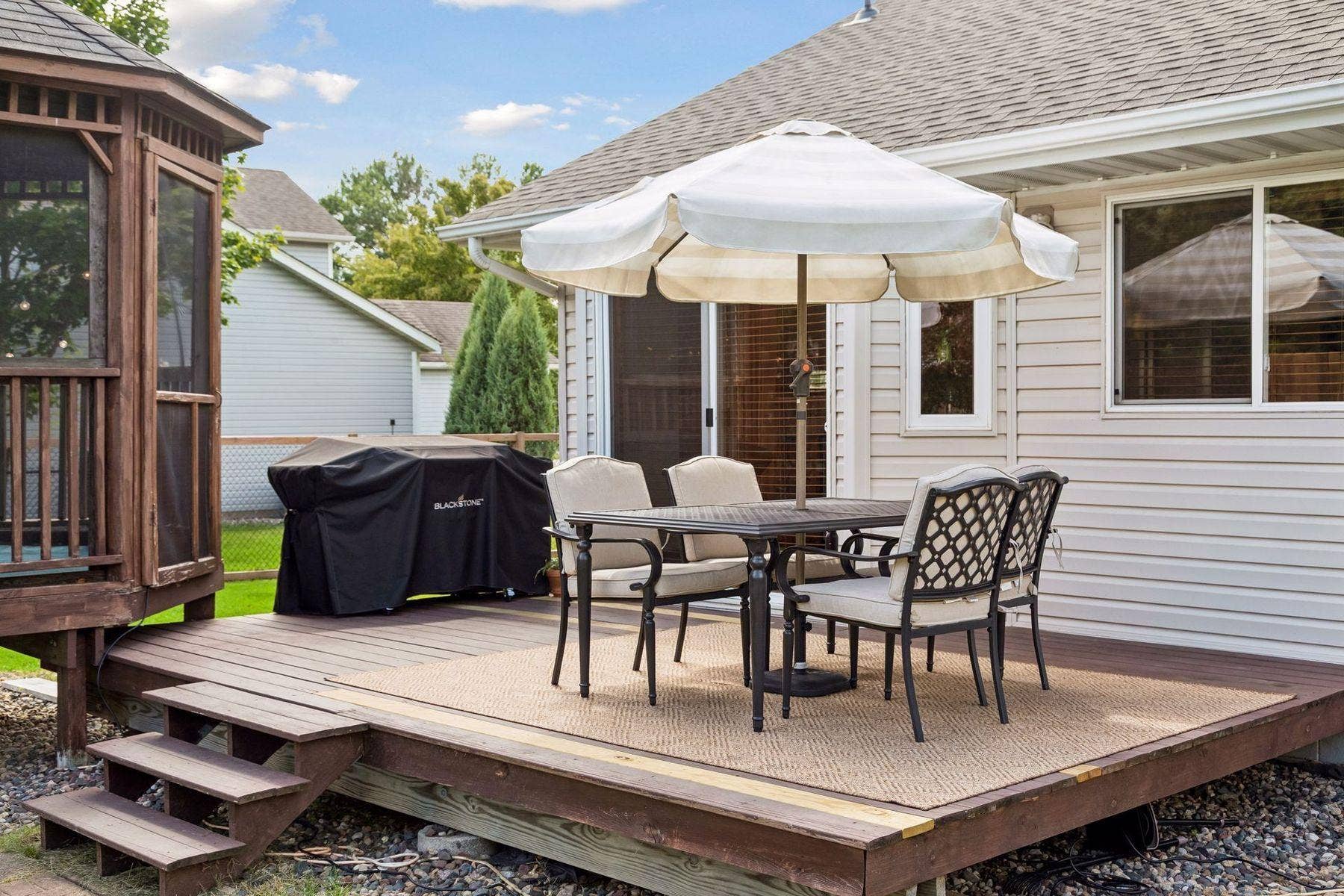 1049 Bonnieview Drive, Woodbury, MN 55129 Deck is wonderful for grilling and eating al fresco