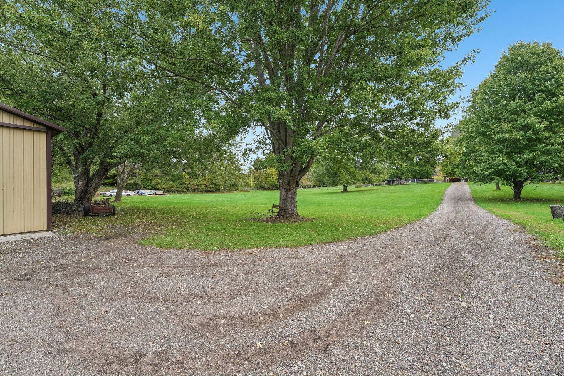 1252 Rolling Hills Trail, Hudson, WI 54016 Driveway from Pole shed View to home