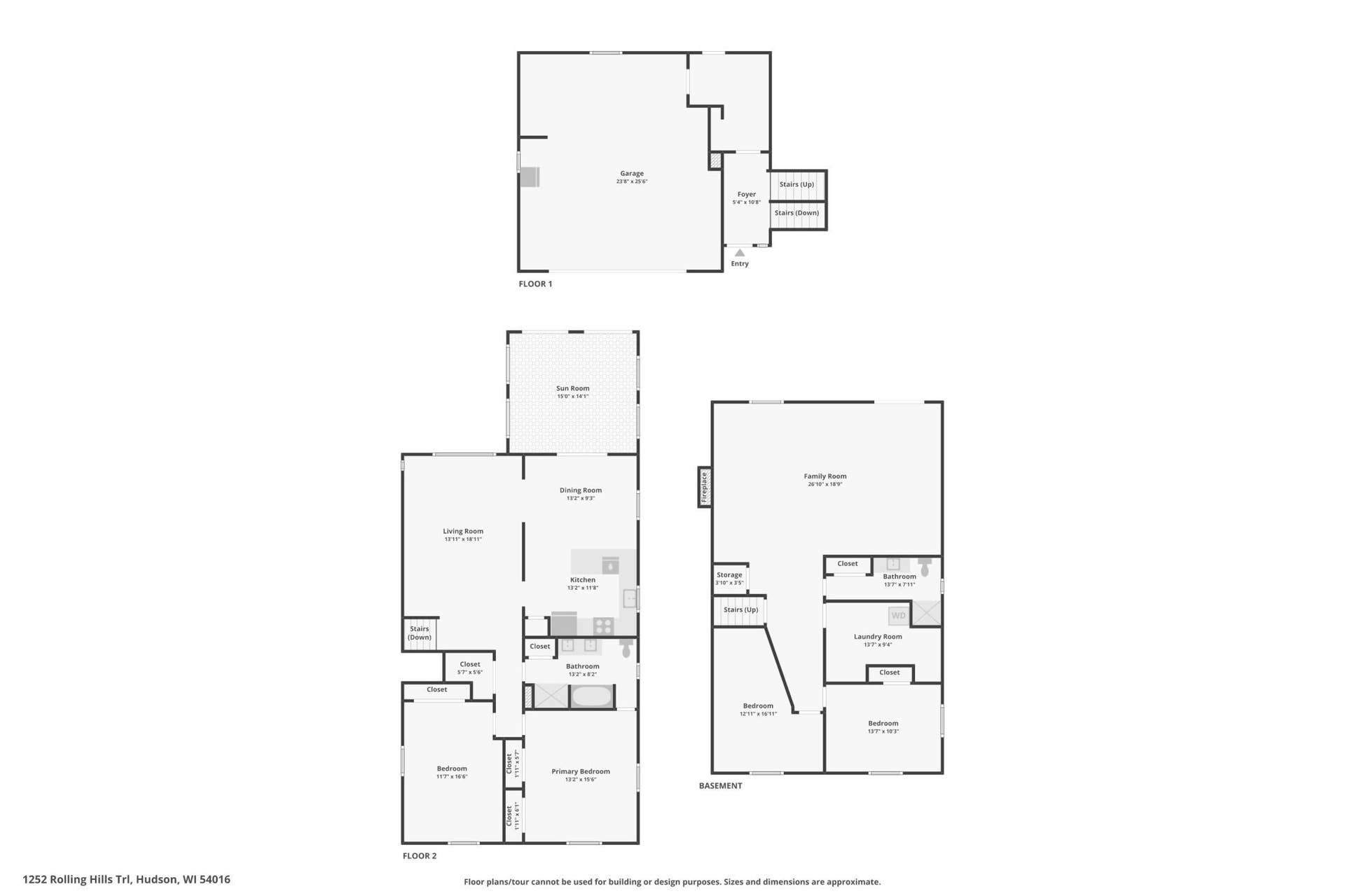 1252 Rolling Hills Trail, Hudson, WI 54016 Floor plans