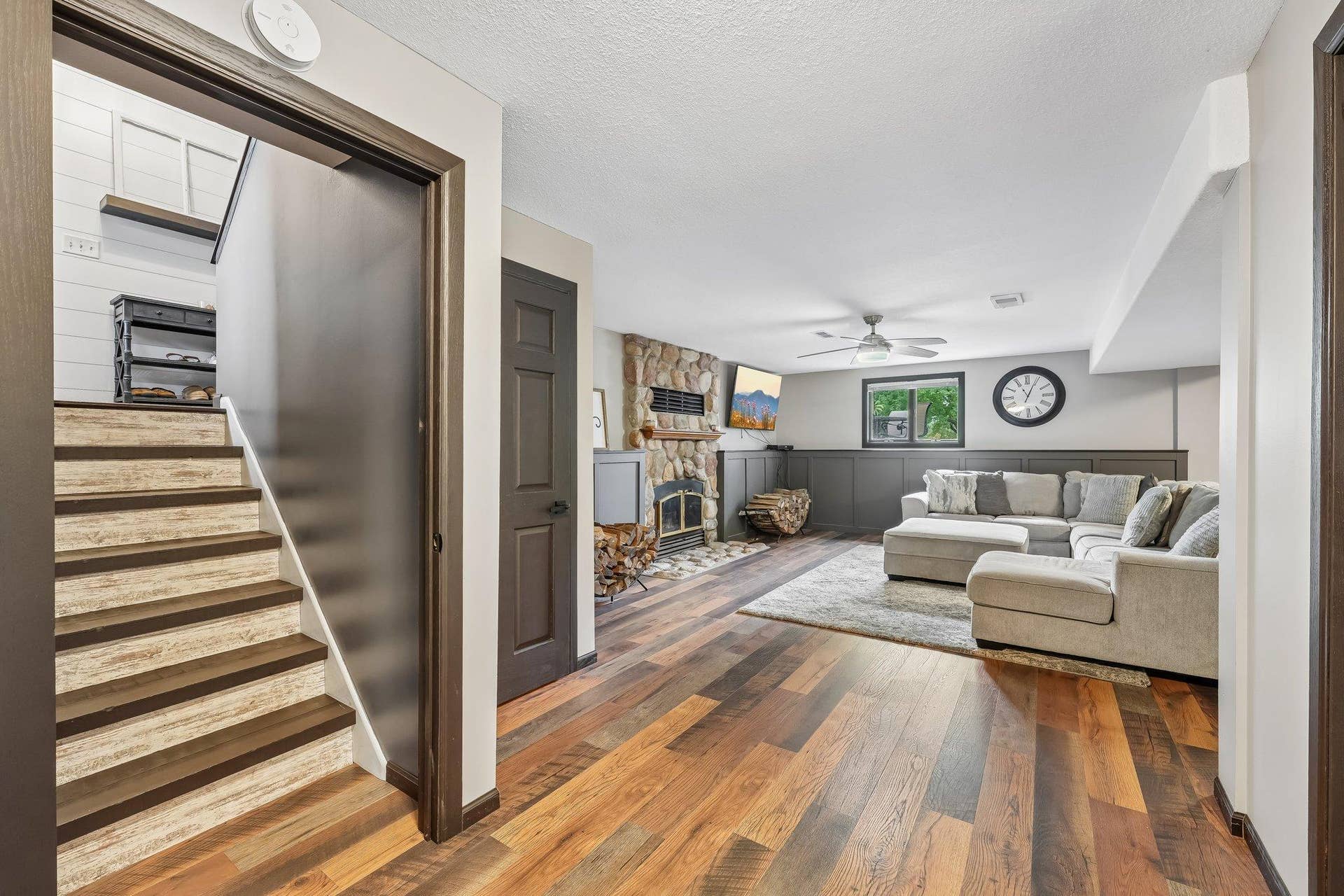 1252 Rolling Hills Trail, Hudson, WI 54016 Stairs to Lower level family room