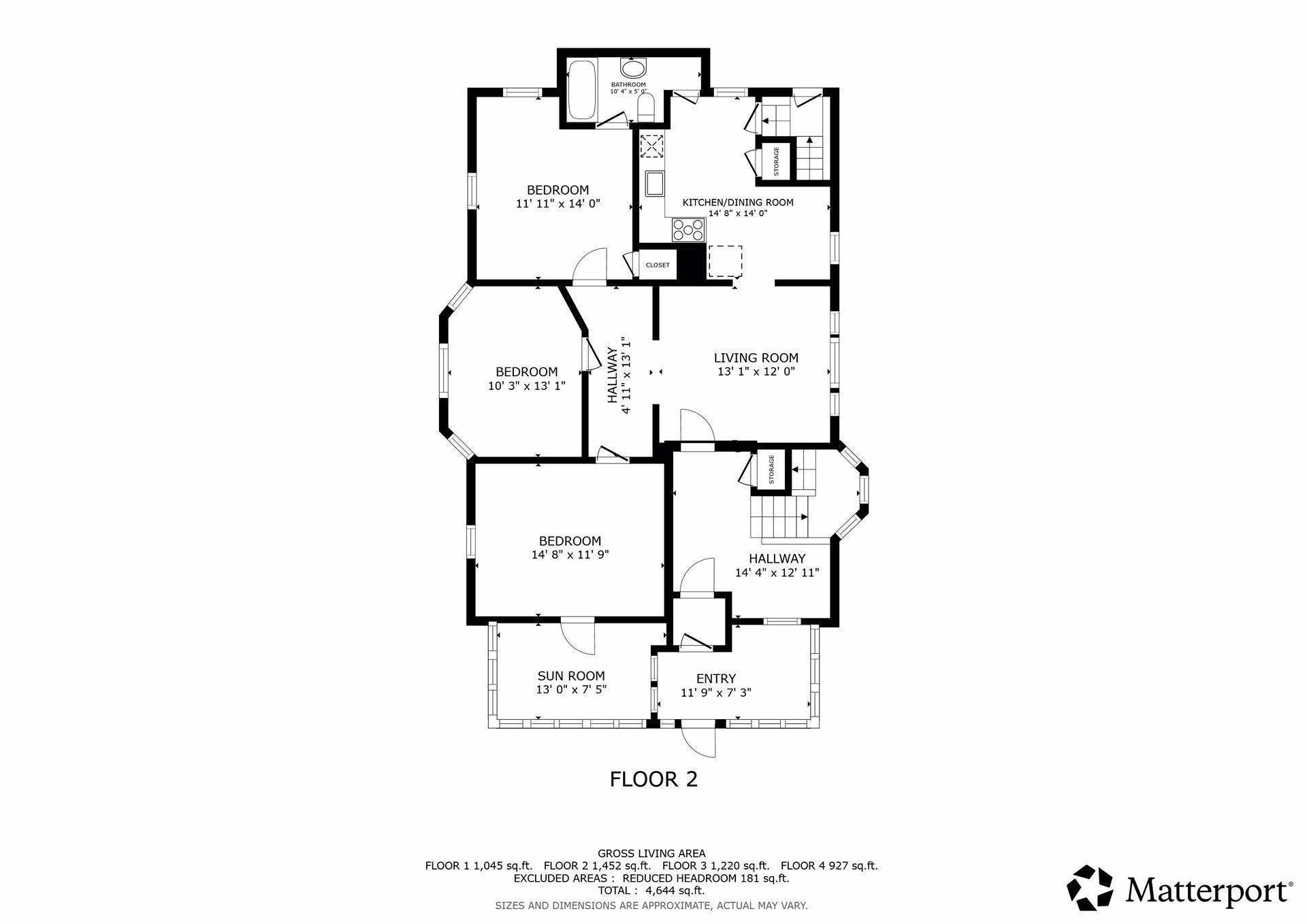3212 Park Avenue, 11, Minneapolis, MN 55407 Floor Plan