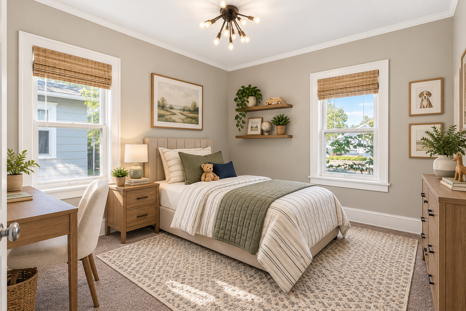 Virtually Staged Bedroom 3