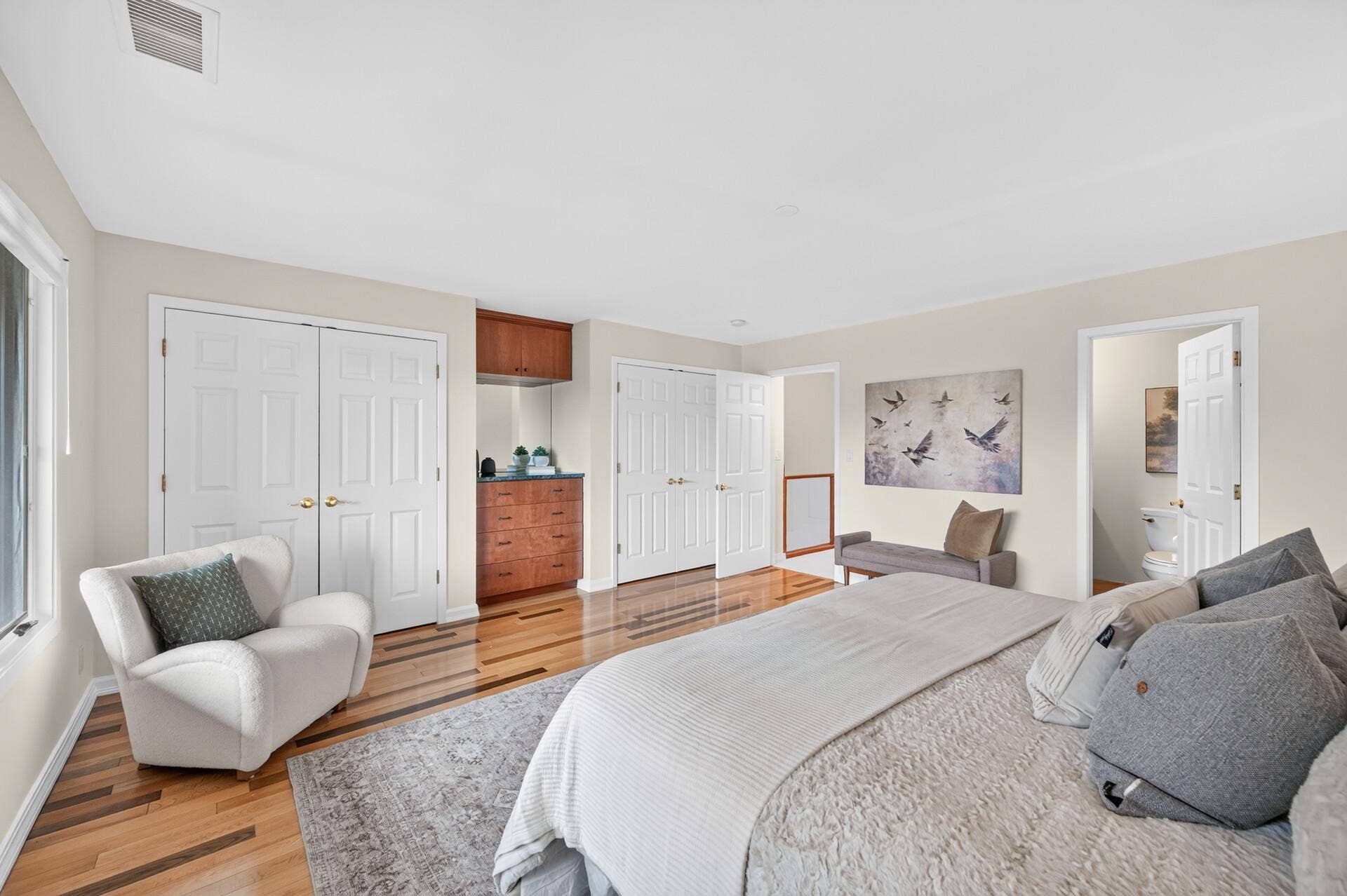 100 2nd Street SE, #406, 50, Minneapolis, MN 55414 Spacious Bedroom w/Built-in cabinet