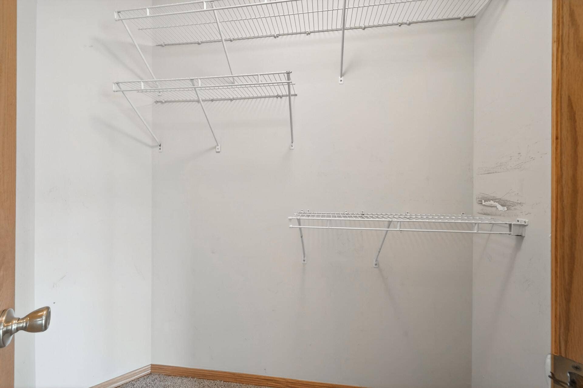 Primary walk-in closet.